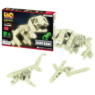 Yoshiritsu LaQ Dinosaur World DinoBone L009791 (185 Glow-in-the-dark Parts)