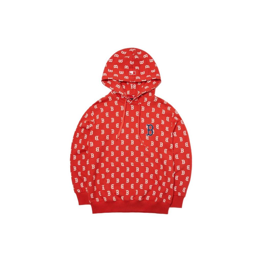 MLB Boston Red Sox All Over Floral Pattern Pullover Hoodie Unisex Hoodies 3AHDM0221-43RDL