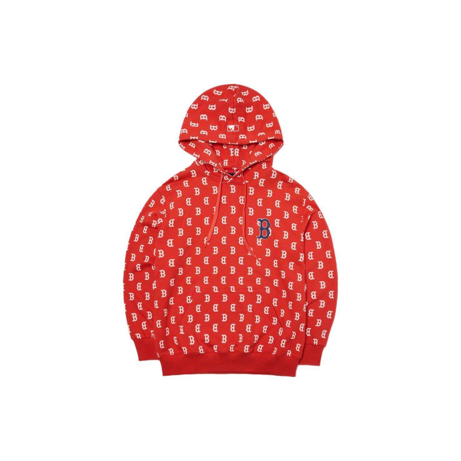 Sweat à capuche à motif floral intégral MLB Boston Red Sox Sweat à capuche unisexe 3AHDM0221-43RDL M multi
