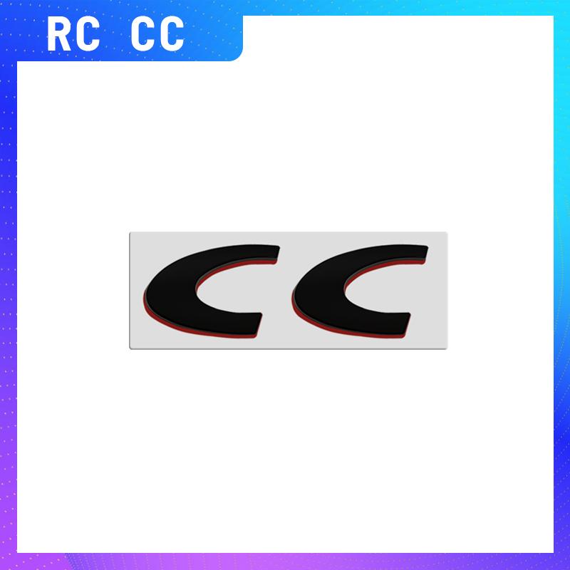 1PCS Metal RC CC Logo For s333 307 3008 207 508 2008 107 308 306 206 205 208 RCZ Emblem Car Rear Trunk Sticker Badge Styling 333s