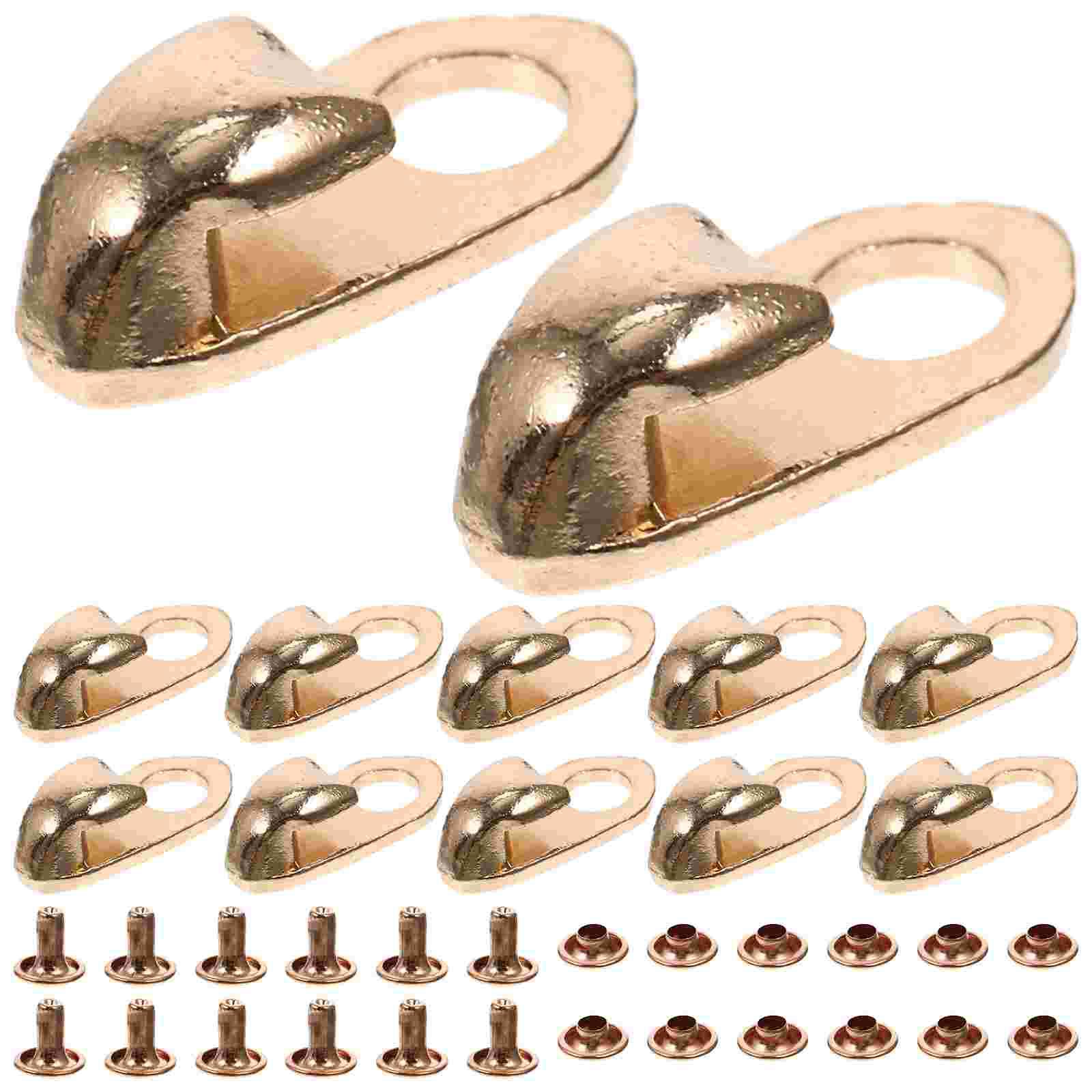 

12 Pcs Alloy Shoelace Buckle Boot Shoe Lace Hook Climbing Shoes Buckle Diy Boots Supplies Shoe Repair Hanger Outdoor Footwear