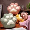 Cartoon Cat Claw Throw Pillow Blanket Plush Toy Cat Claw Doll Home Sofa Pillow Girls Lunch Break Throw Pillow Blanket