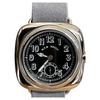 Militärisches Kissen Schwarz Grau Wildleder Nato-Armband [M.R.M.W.] Uhr, Zifferblatt,