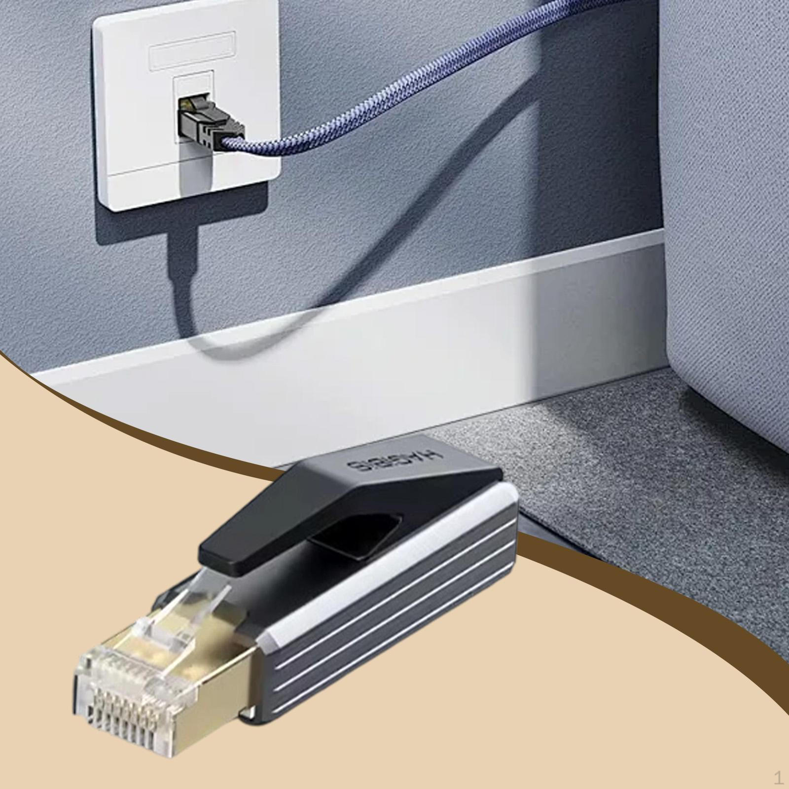 

USB C to Ethernet Adapter Network 1000Mbps MALE for Uploading Working Surfing