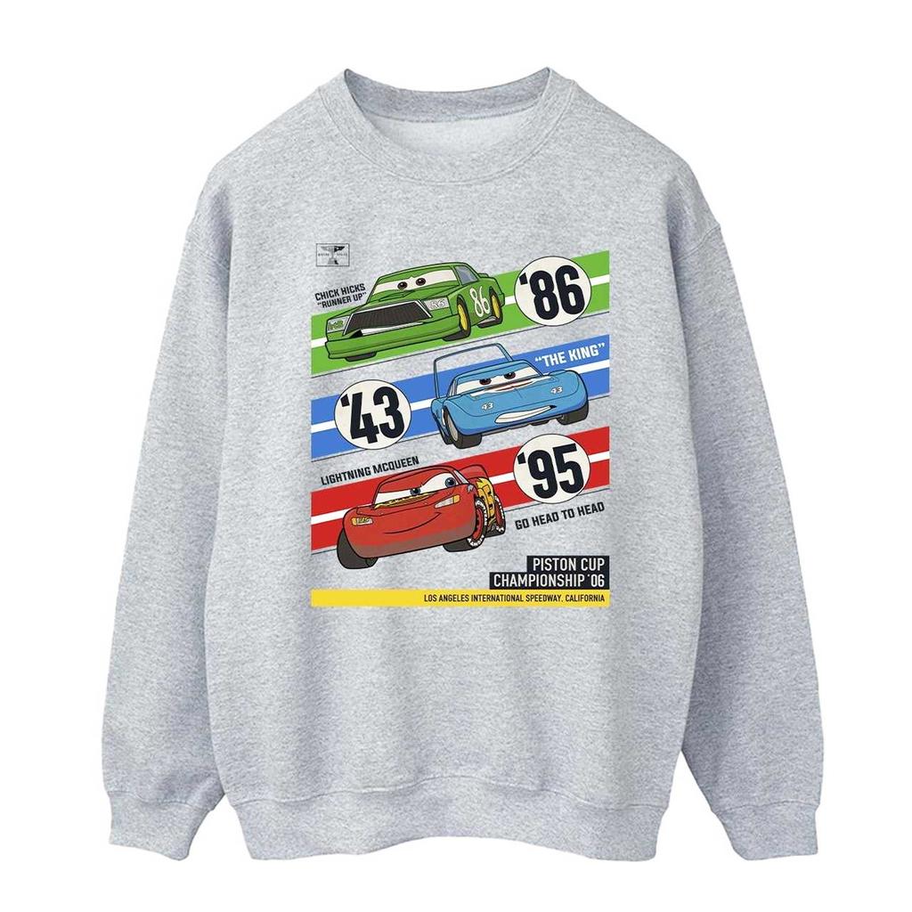 Disney Mens Cars Piston Cup Champions Sweatshirt