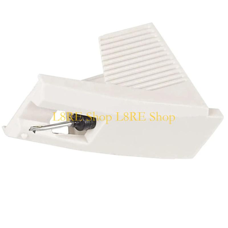 

L8RE Record Player Essential Diamond Styluses Needle Turntable Styluses for Player білий