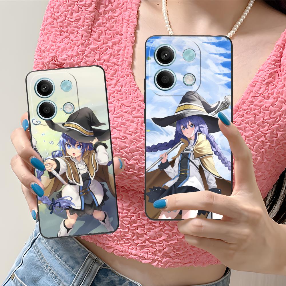 Mushoku Tensei Roxy Mobile Phone Case for Xiaomi Redmi Note 14 13 12 11 S Pro Plus 4G 5G Colorful Printing Cover Pretty Luxury