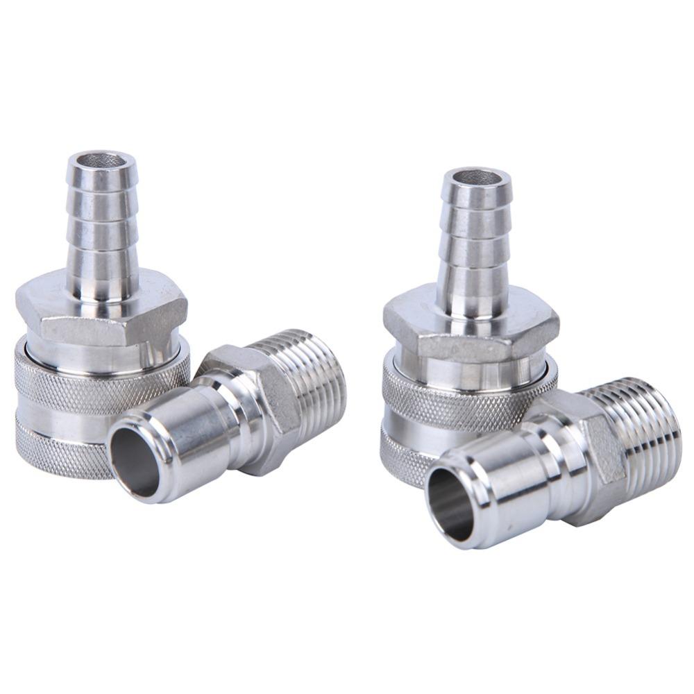 4 pcs Quick Connect Design Quick Connector Adapter Brewing Fitting Kit  Homebrewing