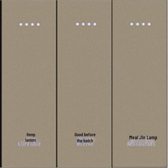 Mijia Smart Home Mesh Zero Fire Four-Way Voice-Controlled Scene Switch
