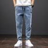 Jeans Cargo da Uomo Street Style Pantaloni Jogging in Denim da Uomo Jeans Harem Larghi Taglie Forti