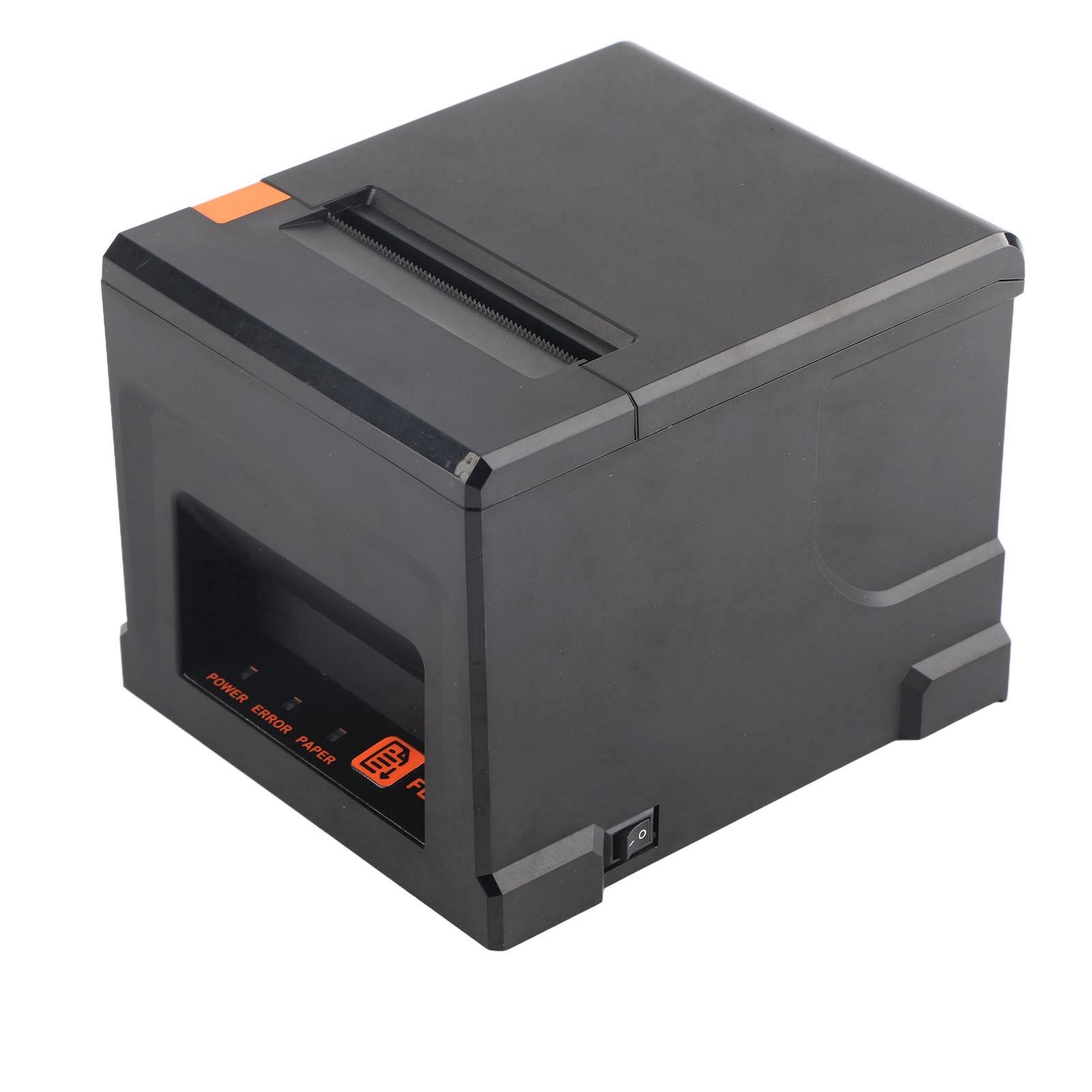 

Термопринтер USB-порт 300 мм/с 80 мм ABS Портативний чековий термопринтер для бізнес POS-систем US Plug