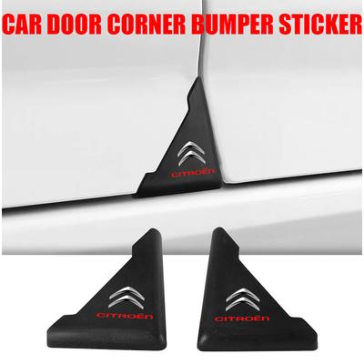 2pcs Car Door Corner Bumper Security Protection Sticker For C1 C2 C3 C4 C5 C6 C8 C4L DS3 DS4 DS5 Picasso Car Accessories