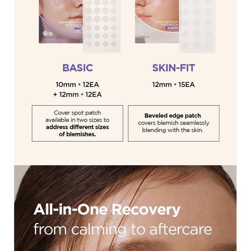 ISNTREE Onion Newpair Spot Patch Skin Fit