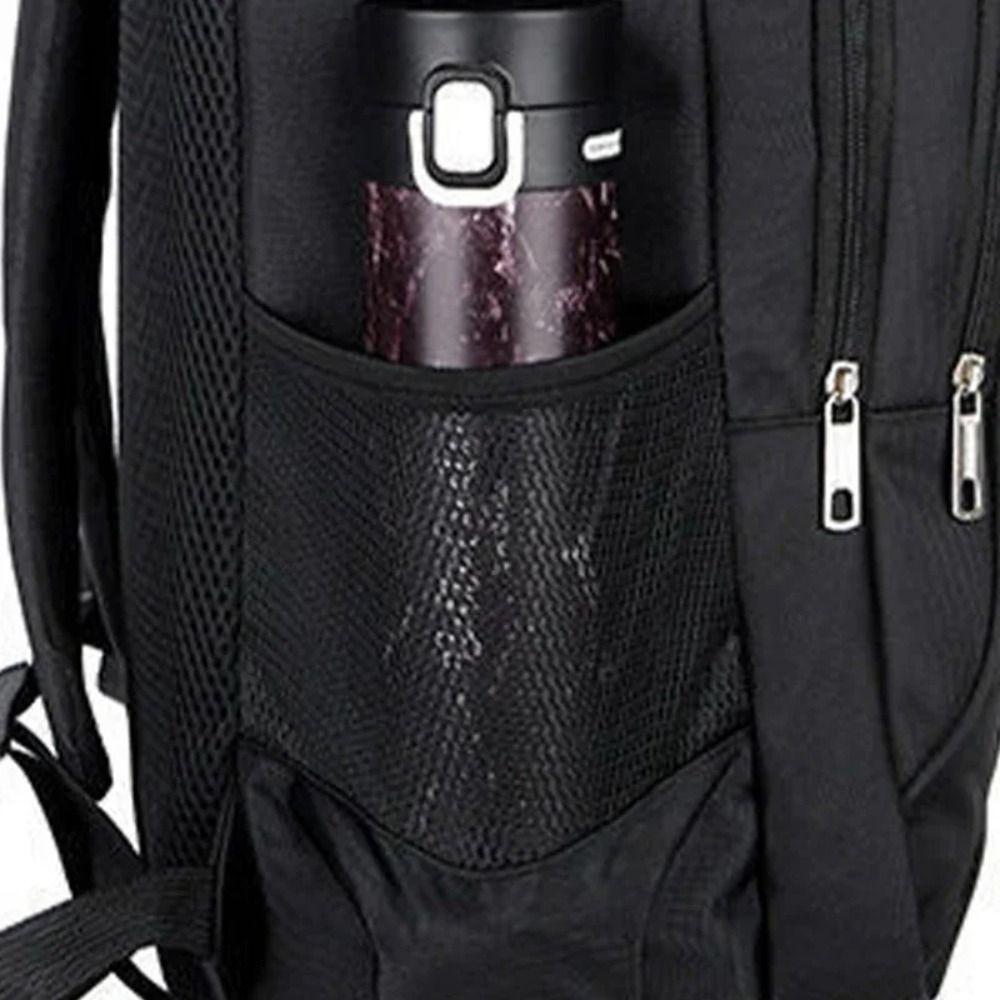 with USB Charging Port Business Notebook Backpack Casual Computer Bag High School Student