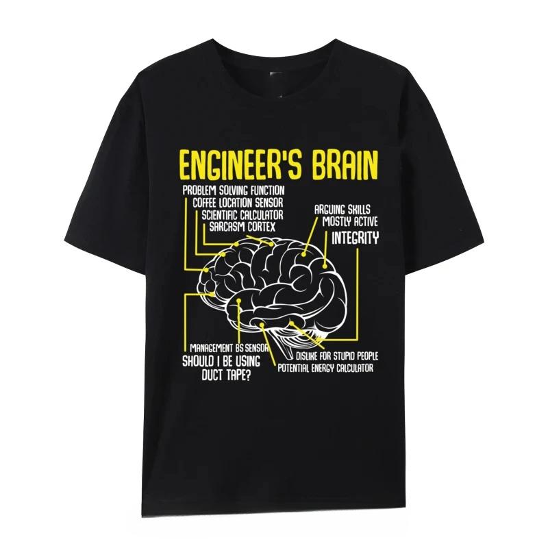 

Смешная футболка Инженеры - это мозг Графика игрового процесса инженера Унисекс Хлопок Оверсайз Повседневная Короткий рукав День рождения 4XL