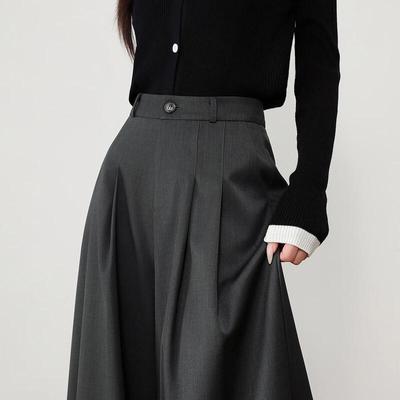 Pantaloni Casual Demana a Gamba Larga con Vestibilità Rilassata