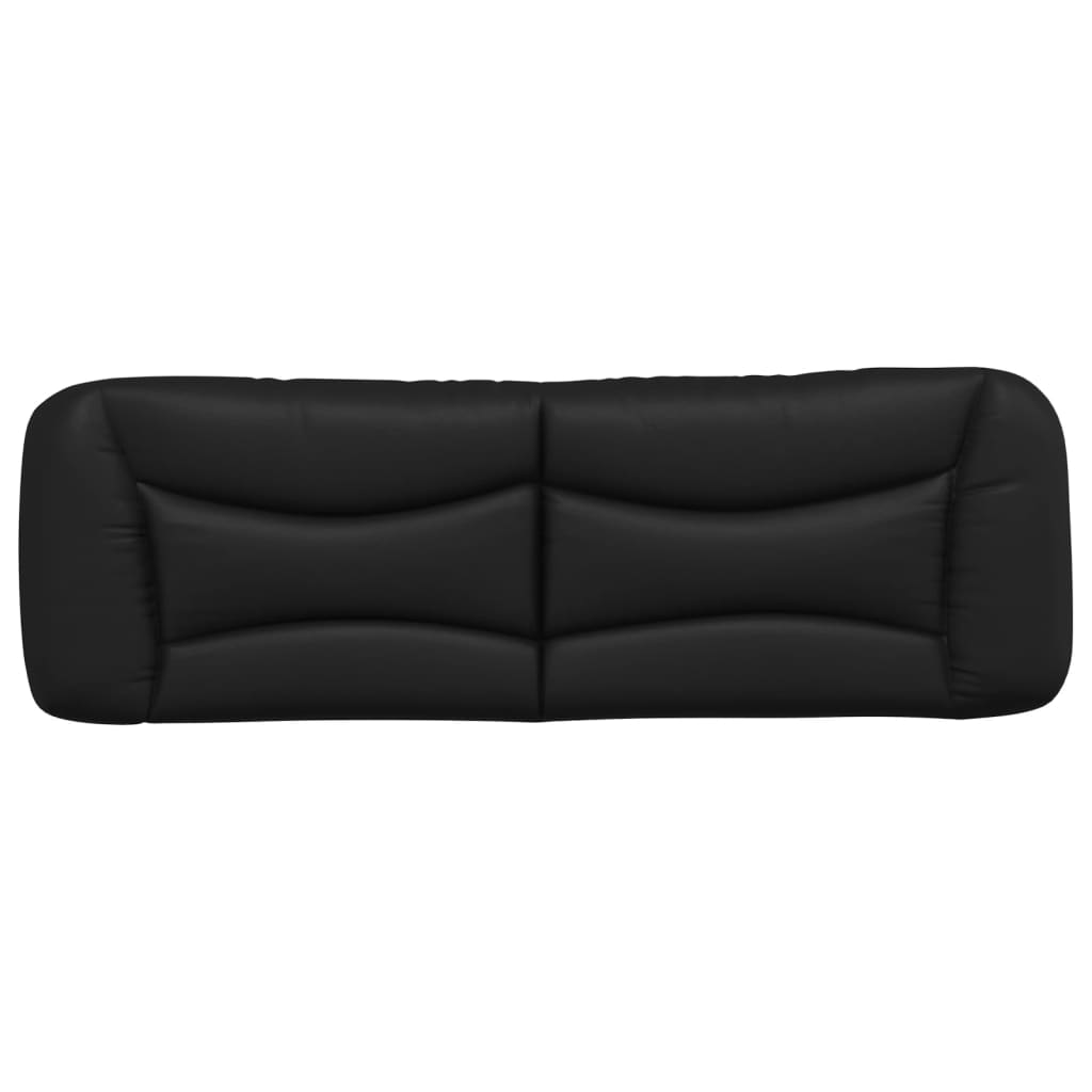 Vidaxl Headboard Cushion, Black, 160 Cm, Faux Leather