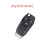Silicone Car Key Case Shell Keychain Accessories for Ford Fusion 2013 2014 2015 Fiesta Mustang F150 F-15 4Button Flip Remote