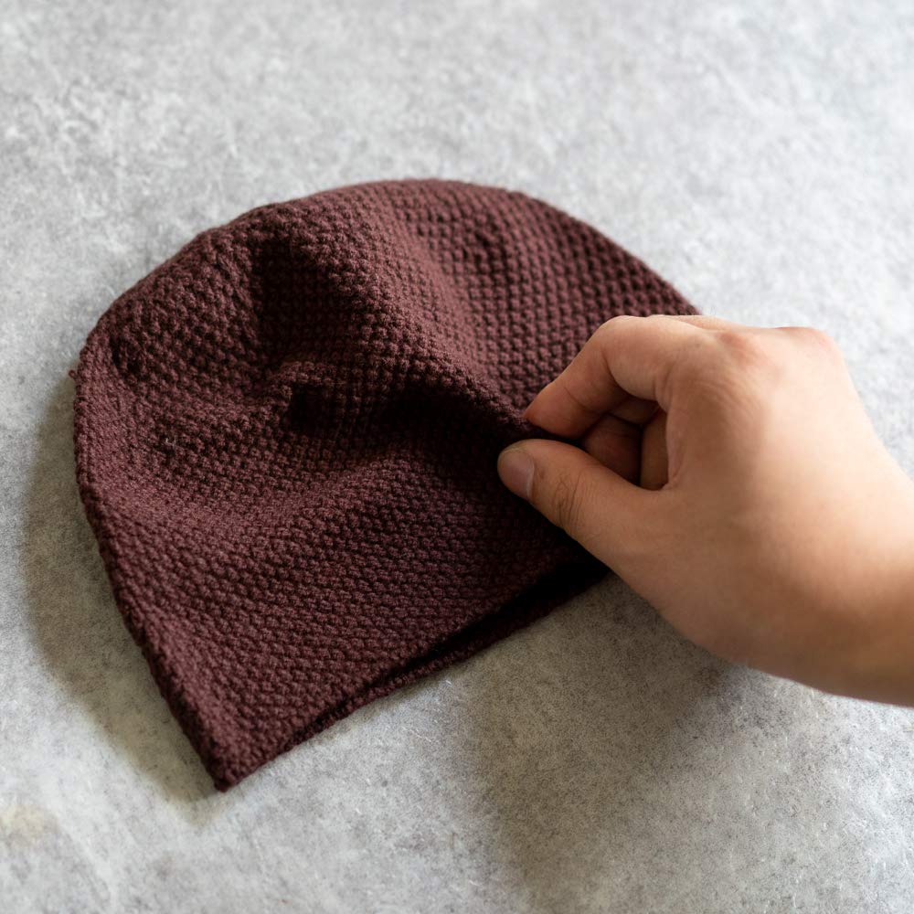 Nakota Premium Cotton Seamless Islamic Short Knit Hat for Large Sizes Deep Made in Size Brown Hat, Beanie, Men, Available, Opaque, Fit, 100% Cotton,