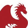 jijijing Metal Mailbox Flag Replacement, Decorative Dragon Stake Sign, Winged Shape Ornament for Outdoor Mail Box Decoration
