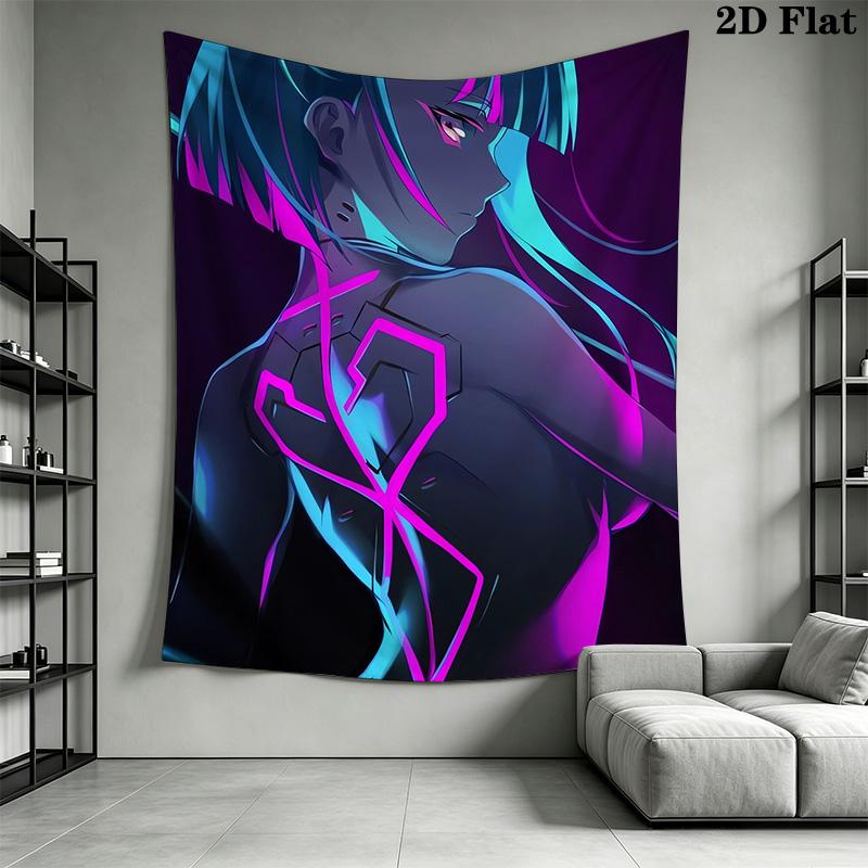 Cyberpunk Lucy Pattern Home Decor Tapestry, Wall Hanging, Decorative RV Wall Cloth.NGT0928510