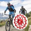 14T Rotes Rennrad Metall Keramik Lager Schaltwerk Führungsrolle Radfahren