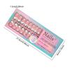 150Pcs/Boxed French Gel Tips Press On Nails Almond Nails 15 Sizes Pre-Applied Fake Nails For Manicure Extension