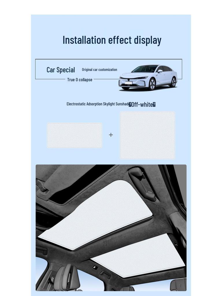 Lantu 23 Models Voyah Sky Window Sunshade: Heat Insulation, Privacy, and Sun Protection