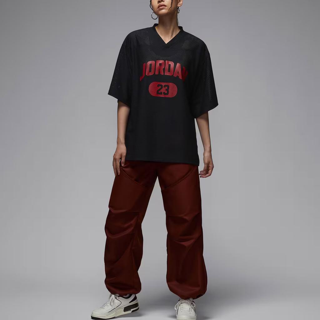 Jordan Mesh Casual Fashion Simple Pullover Short Sleeve T-Shirt Women Tops HQ9223010