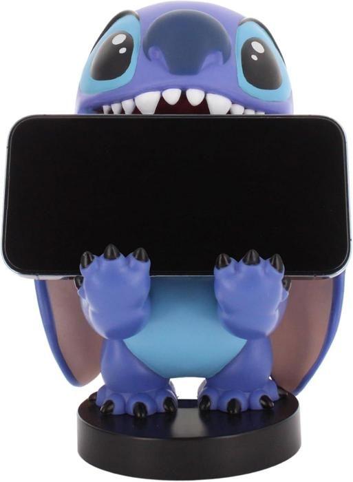 Figurine Support Manette - Disney - Smiley Stitch - 21,6 Cm - Compatible PS5 Et Xbox - Cadeau Fan Lilo & Stitch