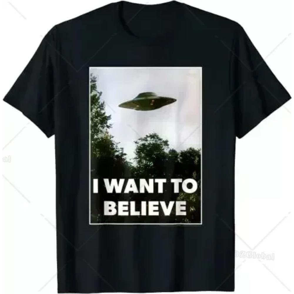 

Футболка «I Want To Believe» с изображением пришельцев, инопланетян, НЛО, Зона 51, Розуэлл Хантер, футболка, топ, Бигфут, Луна, снежный человек, инопланетянин XXXXXL