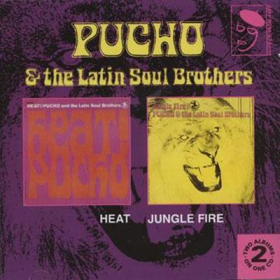CD PUCHO, LATIN SOUL BROTHERS - Heat + Jungle Fire CDBGPD047 BGP 1992 UK Latin Used