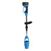 Cordless Leaf Blower 21V Li Battery Powered 520CFM Foldable Electric Blower for Yard Lawn Care Blue US Plug