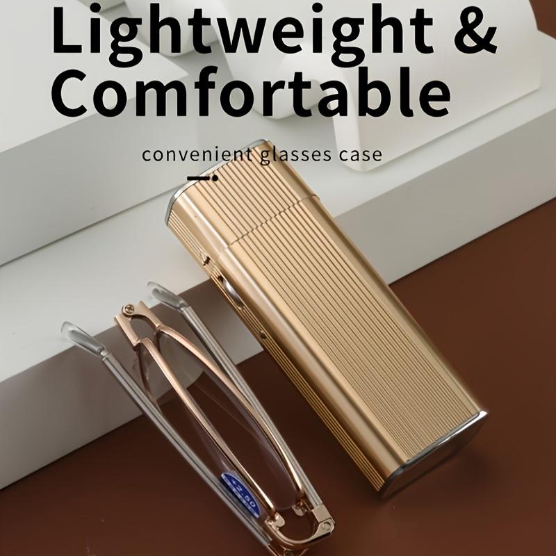 [Lightweight Ultra-Light Alloy Reading Glasses] Folding Portable Lightweight Stylish Ultra-Light Alloy Reading Glasses
