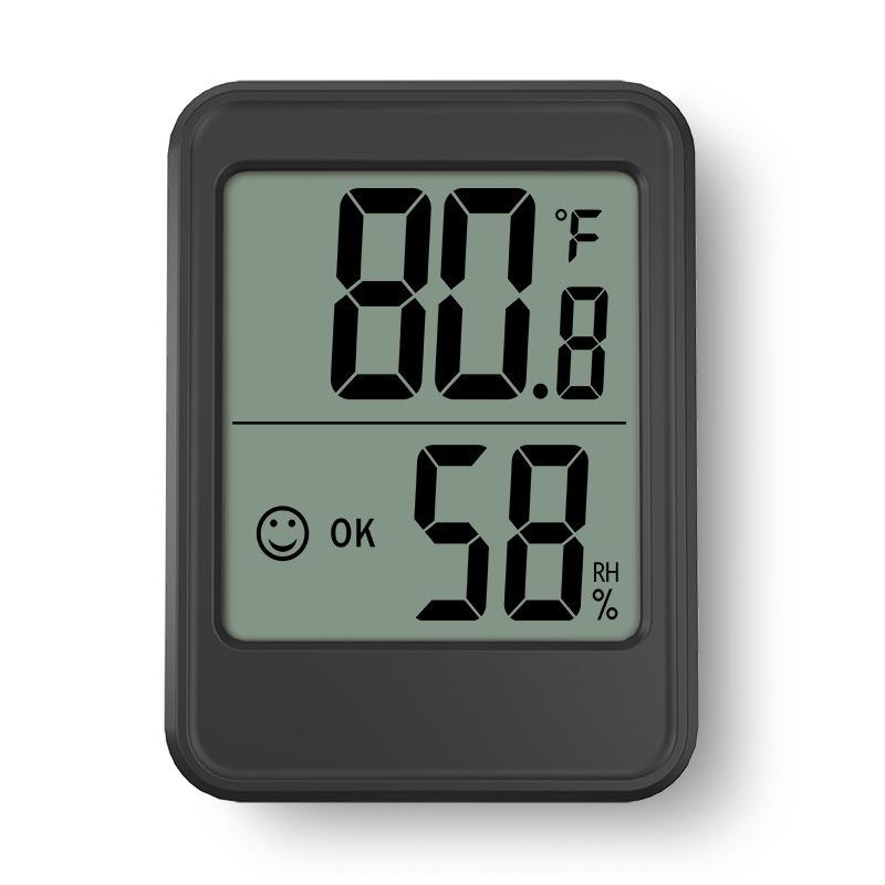 Elektronisches Digitalthermometer Hygrometer Touchscreen Komfortanzeige mit Magnet Zuhause Hintergrundbeleuchtung Thermometer Wetterstation