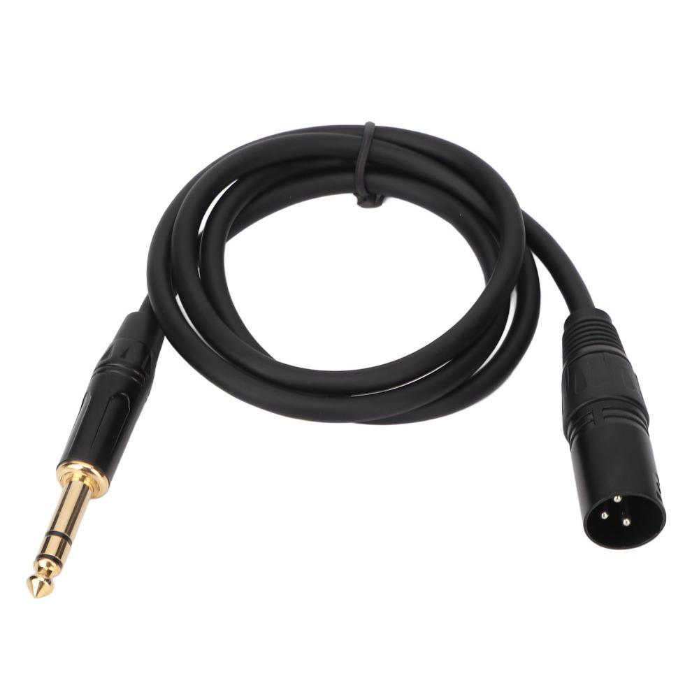 3 Pin 6.35mm To XLR Cable Plug and Play Stereo 1/4 Inch To XLR Balanced Cord  Audio Interfaces