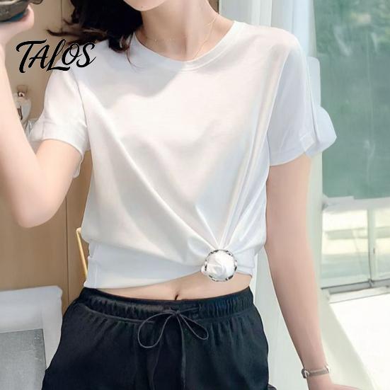 Clothing Styling Tool Shirt Ties Clips for Women, Multifunctional Scarf Ring And Slides, T-Shirt Waist Tightener Cincher Knot Clip Rings Large