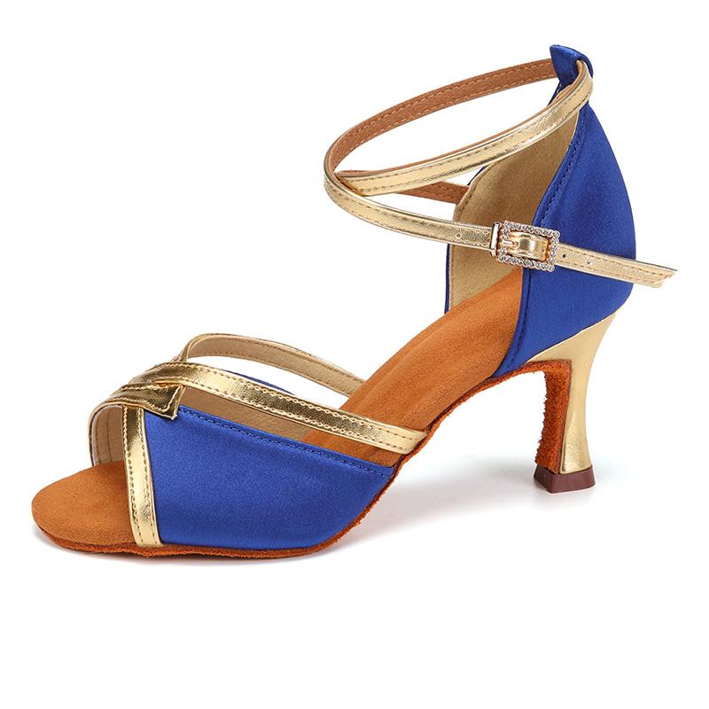 Latin Dance Shoes Women's High Heel Dance Shoes Tango Soft Bottom Dance Shoes Girls Salsa Ballroom Shoes
