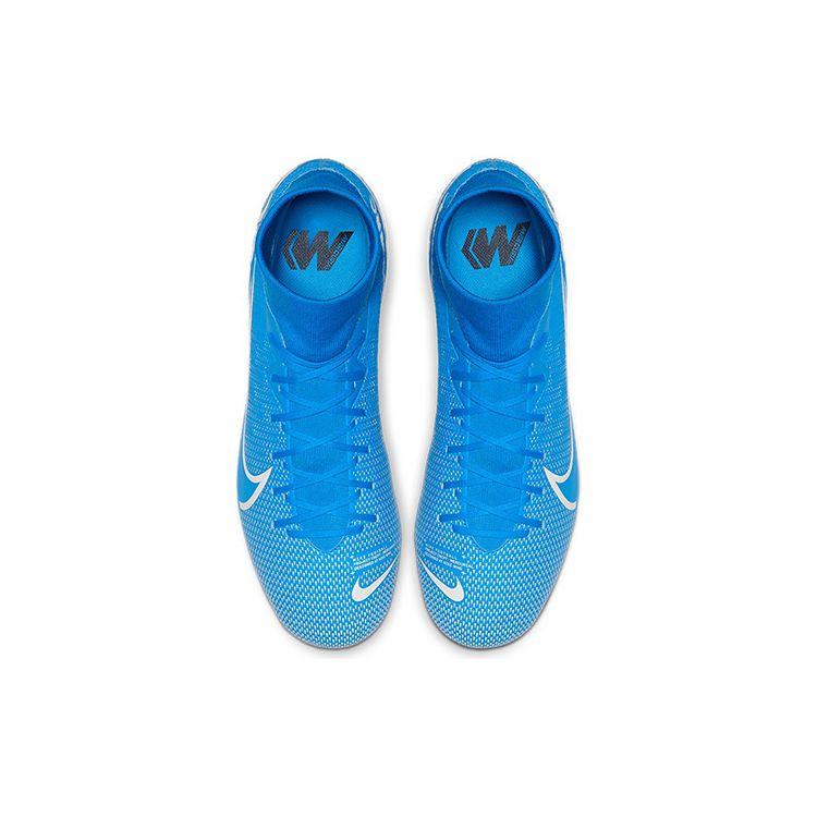 Nike Mercurial Superfly 7 Academy AG Soccer Shoes Men Soccer Shoes Blue White BQ5424-414