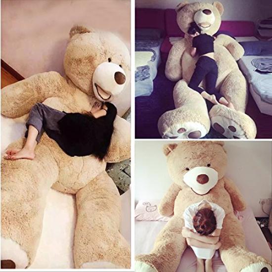 Orso Peluche Extra LargeOrsacchiotto, Orso Carino, Animale, 250cm, Orso Gigante PelucheAvvolgimento OrsoCuscino Corpo OrsoCelebrazionePeluche Soffice (COME