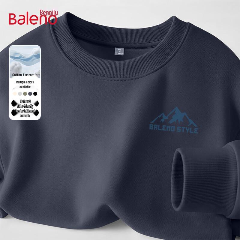 Baleno Men's American Casual Round Neck Sweatshirt