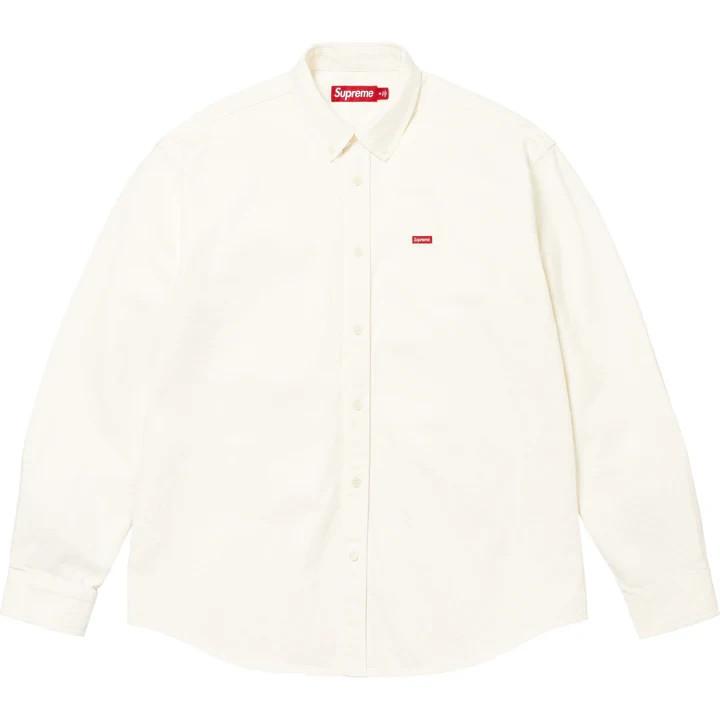 Supreme Small Box Denim Shirt White