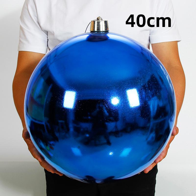 Large and Small Shiny Christmas Ball Tree Decorations