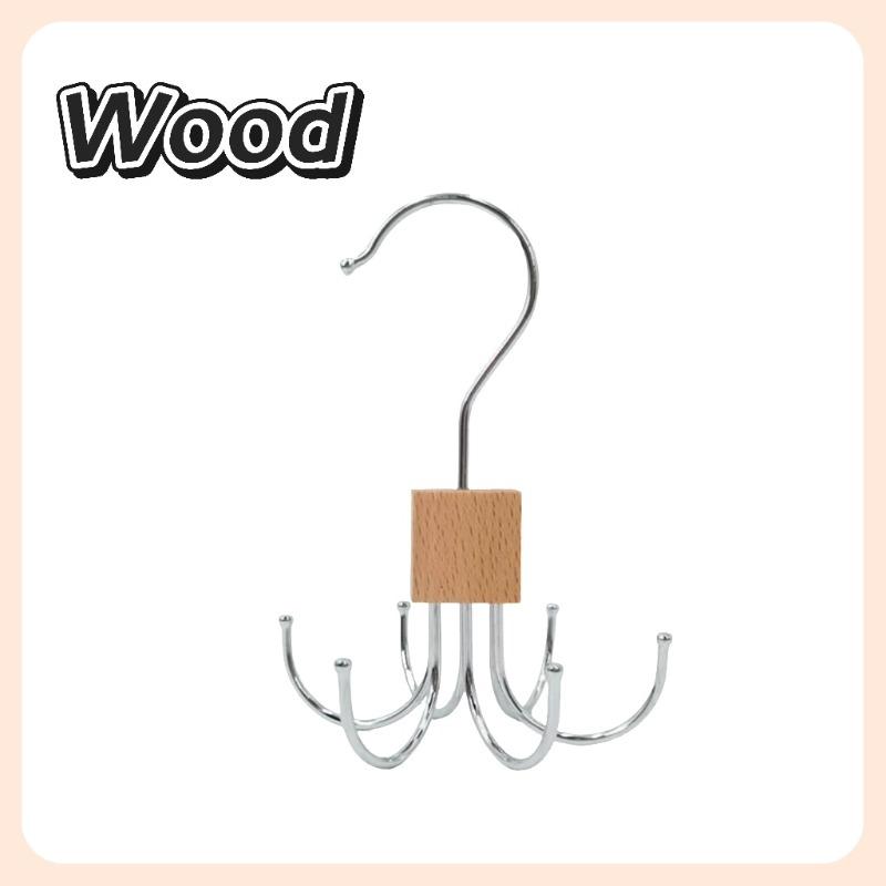 360° Rotatable Multi-Claw Storage Coat Hook Multifunctional Clothes Rack for Belt Bra Tank Top Tie Scarf Purse Hanger Organizer