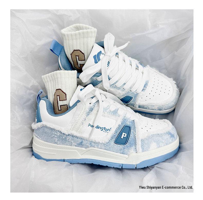 Men's 2025 Autumn Casual Skate Shoes, Breathable and Versatile in White