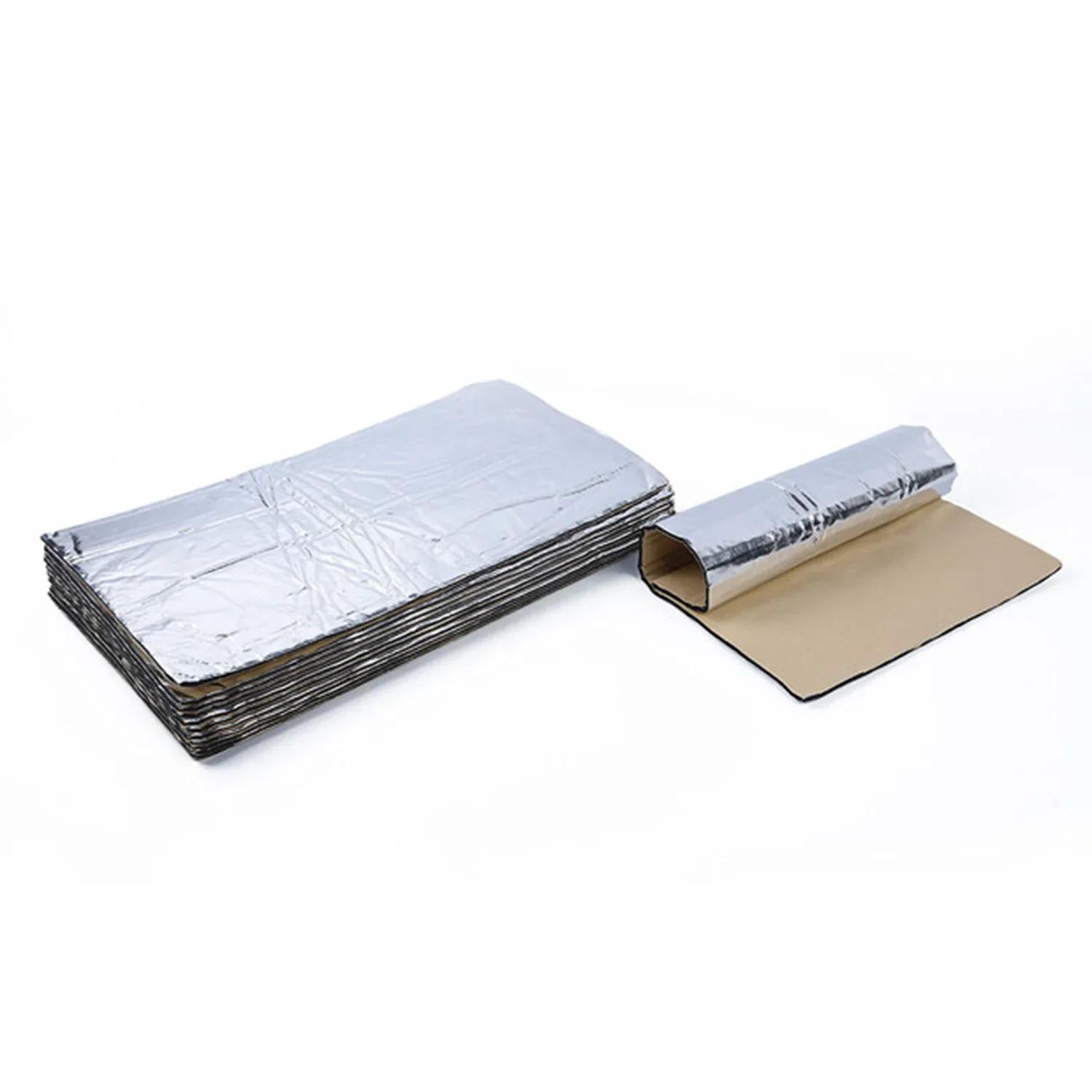 

Fireproof Heat Insulation Mats Hood Soundproofing 5mm Aluminium Foil Self-adhesive Backing Door Collision Avoidance Tape