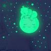 Decor Background Wall Fluorescent Sticker Wallpaper Glow Stickers Elephant Decal Star Wall Sticker