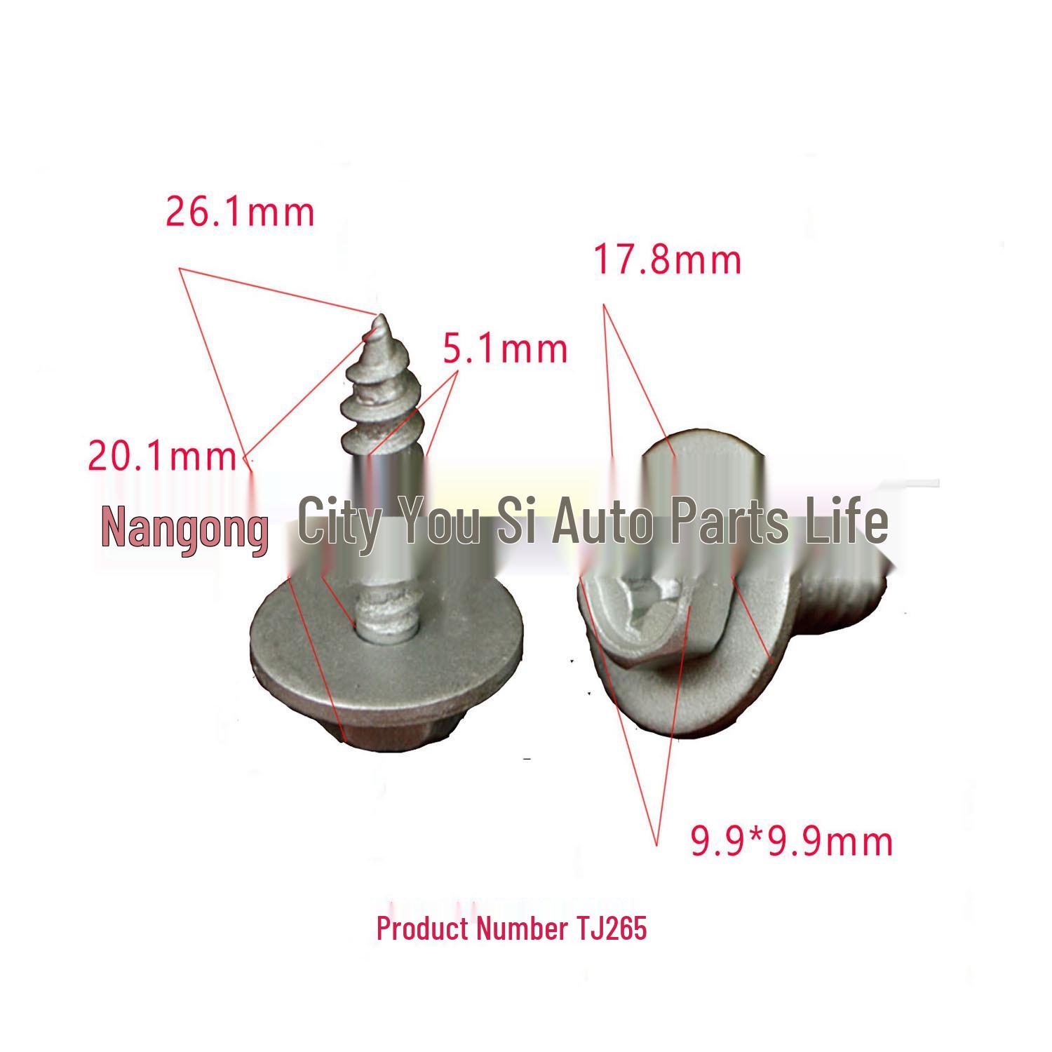 

Honda/Toyota/Nissan Car Trim Panel Clips & Screws Set 10000 units