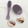 New 2pcs Face Massage Brush Silicone Face Scrubber Pore Cleaner Skin Care Brush Cleansing Face Brush XLS01