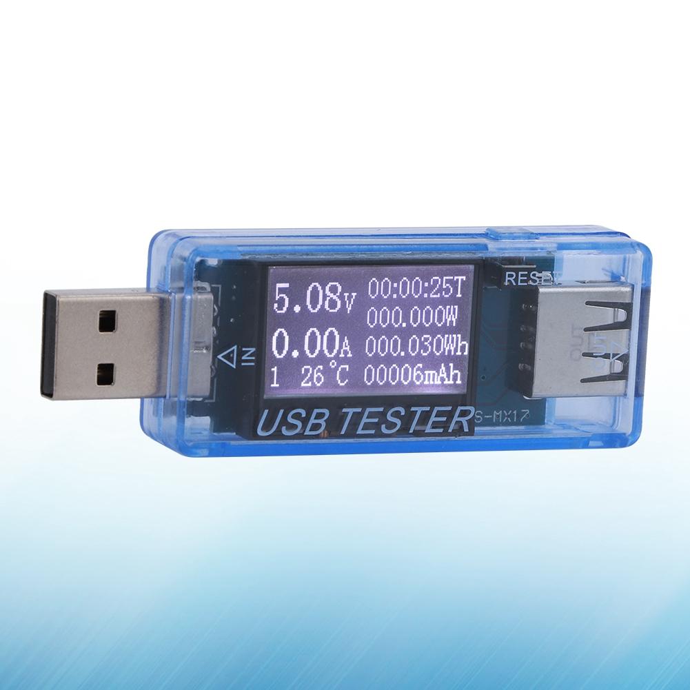 Tester Digital USB Voltage Current Meter Voltmeter 8 In 1 Detector 0‑5A 0‑150W 4‑30V